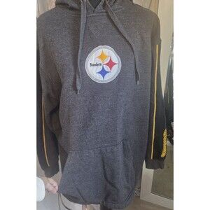 Pittsburgh Steelers Hoodie Mens Large NFL Football Pullover Sweatshirt